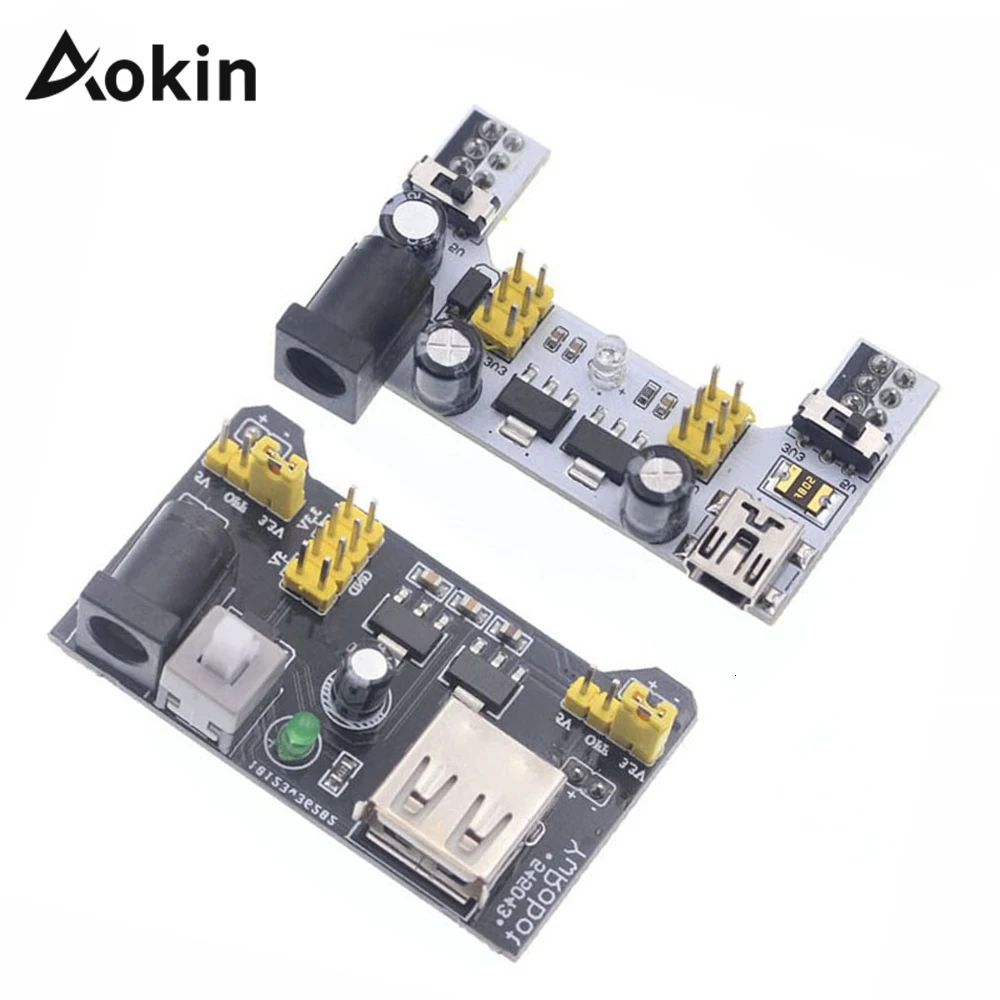 

Breadboard Power Supply Module Mb102 Mb 102 White Bread Board Dedicated Power Module 2-way 3.3v 5v Mb-102 Solderless