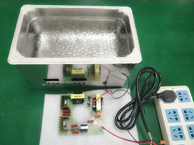 120W/40KHZ Pembersih Ultrasonik Papan Sirkuit Kit Osilator Generator Ultrasonik DIY Mesin Pembersih Sederhana Kotak Getaran Bergerak