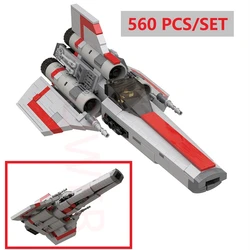 Battlestar Galactica Colonial Viper MK1 Space Fighter Building Blocks Assembly Buildmoc Bricks MOC-45867 DIY Toys Kids Xmas Gift