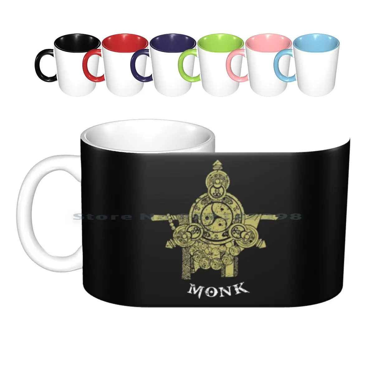 Wow Monk Ceramic Mugs Coffee Cups Milk Tea Mug Class World Of Idea