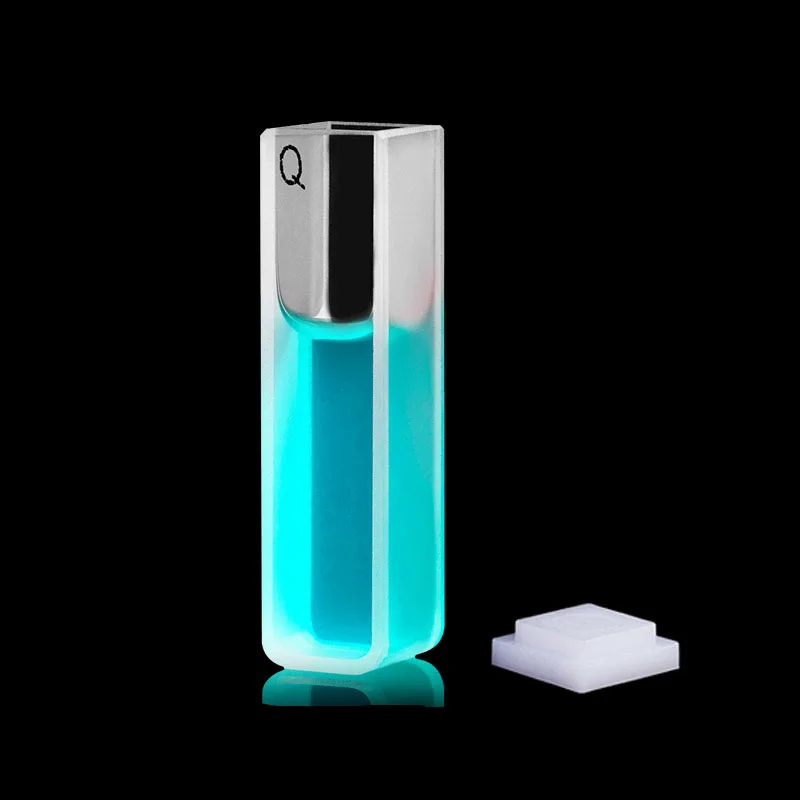 QUARTZ cuvette 10 มม./5/20/30/40/50 mm/cm/ซม.UV-ส่งกรดและด่างที่กำหนดเอง