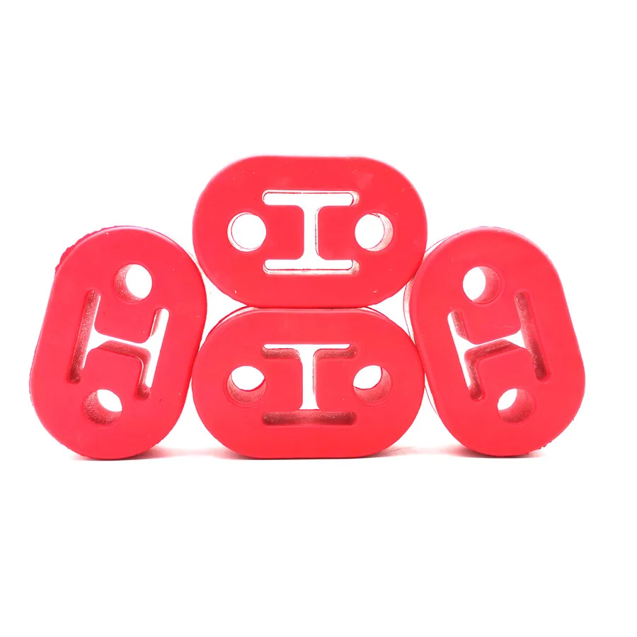 

4pcs/lot Polyurethane Muffler Exhaust Hangers Red 11.5MM