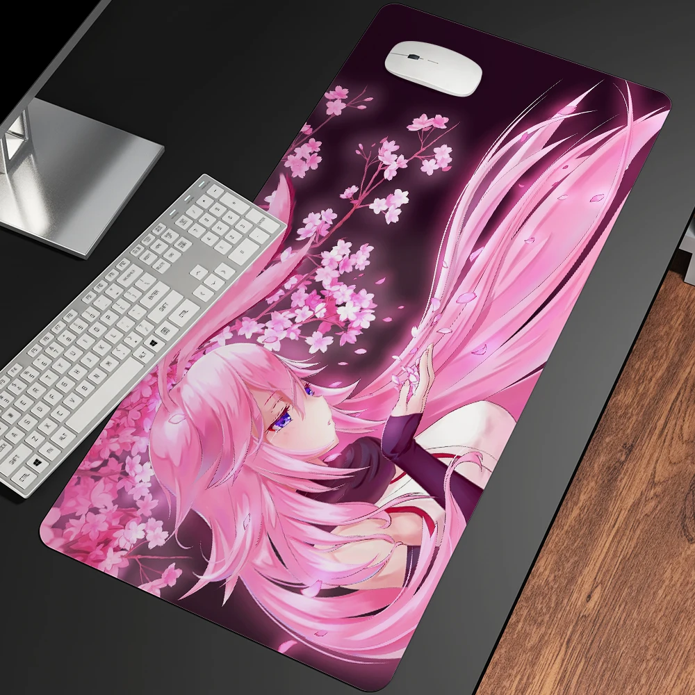 

900x400mm Cherry Blossom Flower Design DIY Design Large Extended Pink Mousepad Sakura Gaming Mat Mouse Pad Desk Mat for Computer