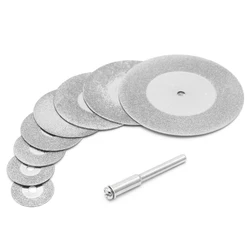 5pcs/lot Diamonte Cutting Discs Dremel Accessories Diamond Grinding Wheel Saw Circular Dremel Rotary Tool Diamond Discs 16-50 mm