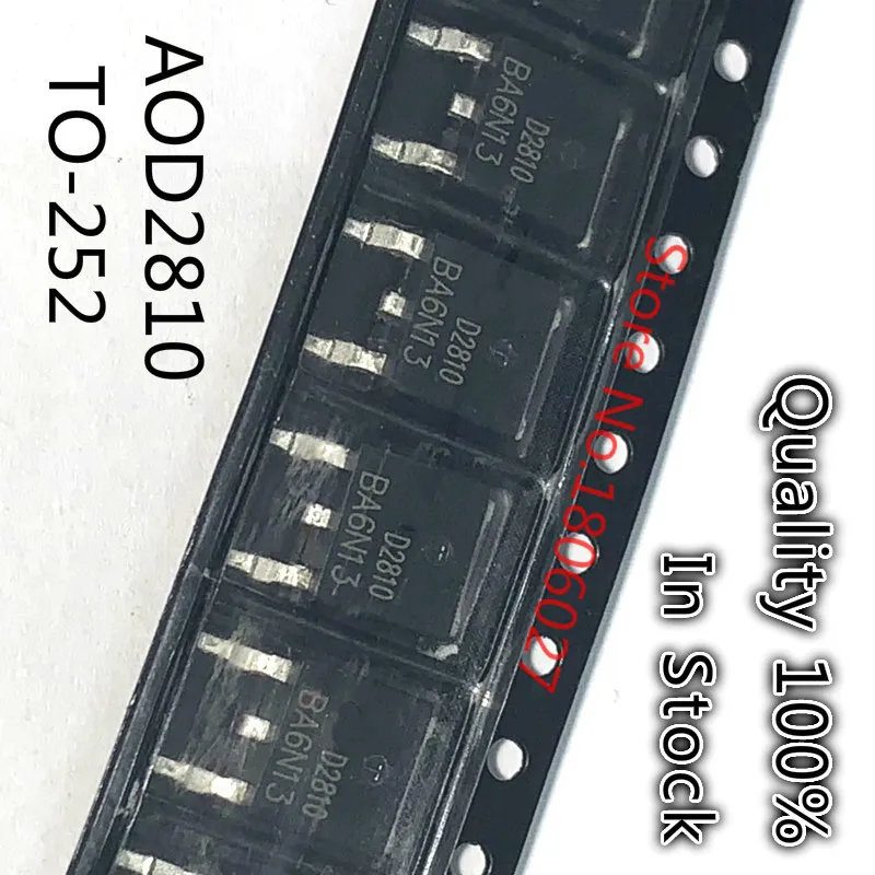 10PCS/ LOT AOD417 D417 TO-252 /AOD2810 D2810 / 4N06L30 / 2N0640 /IPD75N04S4-06 4N0406/ AOD418 D418 / IRFR2307Z / AOD7N60 D7N60