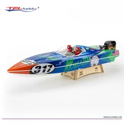 TFL 1148 Powerboat P1 3660 KV2070 with 120A ESC Simulation Outboard Driver system Electric RC boat