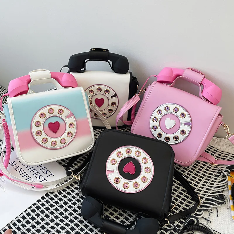 Stylowe kobiety w kształcie telefonu Crossbody torba na ramię ze skóry PU kobieta torebka na co dzień zakupy Street School tornister torba