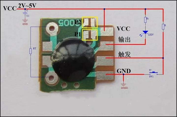 Taidacent 20PCS 2s-1000h Timing Mudule Multifunction Delay Trigger Time Delay Relay Chip C005 Delay Chip