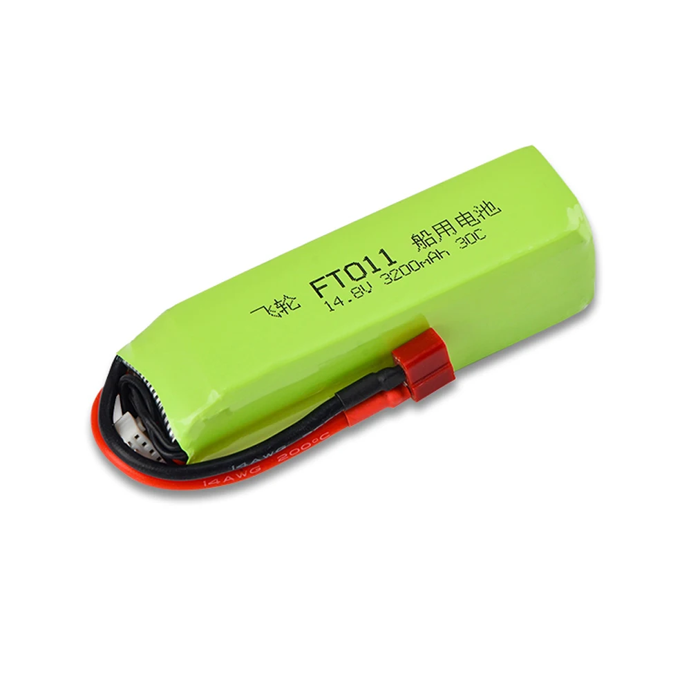 Lipo batteria 4S 14.8V 3200mah 30C T spina per FT010 FT011 RC barca RC elicottero aeroplani auto Quadcopter