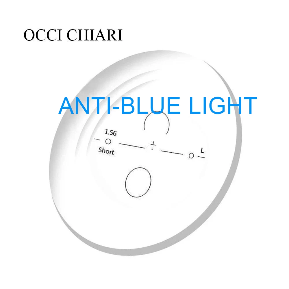 Anti-blue light Progressive Multifocal Lenses Prescription Myopia Hyperopia Resistance Short Middle Far Lens 1.56 1.61 1.67