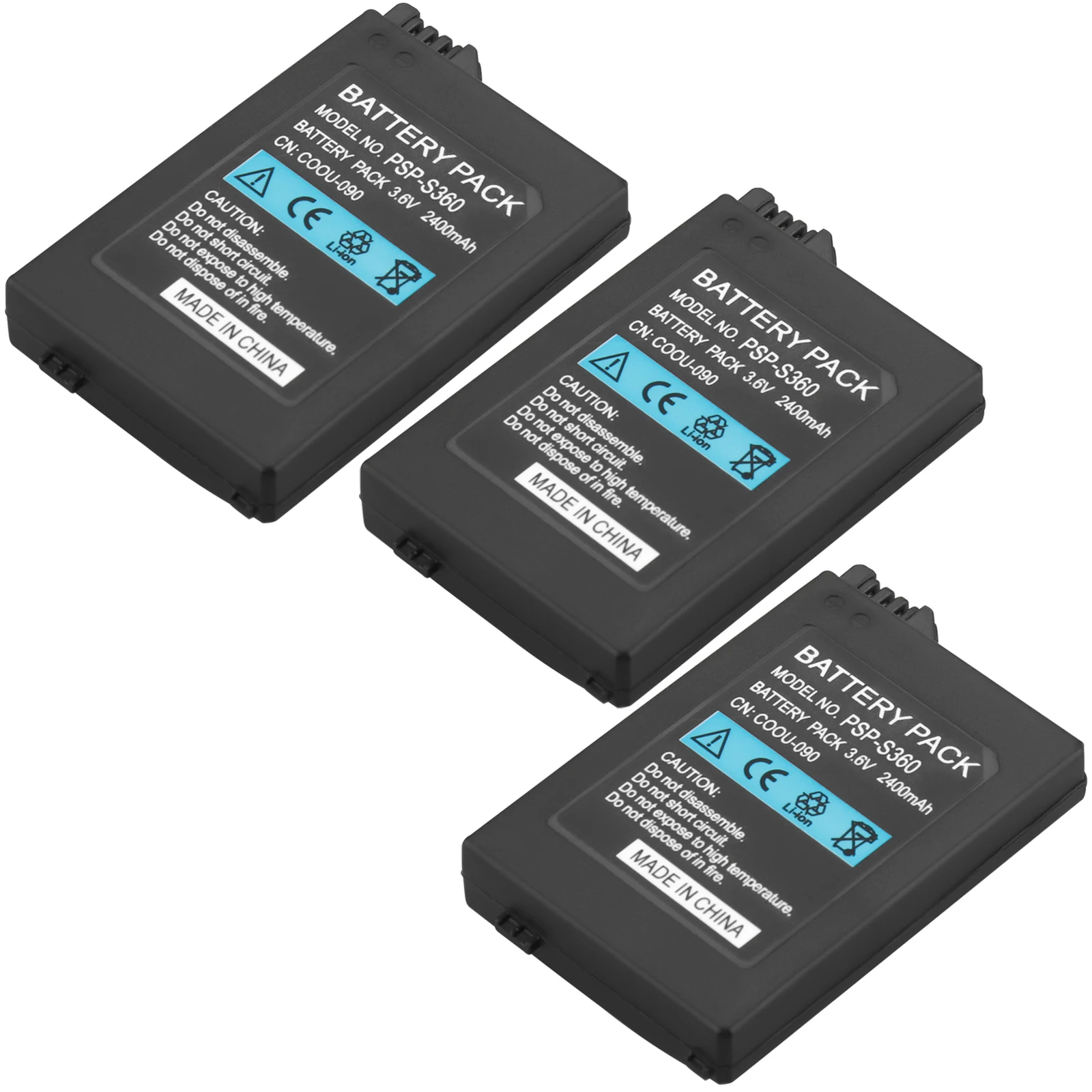 4 2400MAh PSP-S360 Cho Sony PSP3004 PSP2001 PSP3001 PSP2008 PSP2004 PSP3002 PSP2000 PSP3000 PSP3008 Pin Cho Máy PlayStation