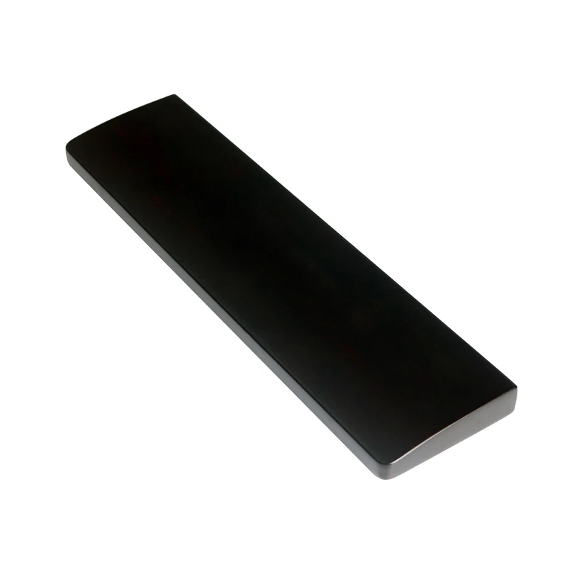 Imagem -05 - Jkdk-wood Wrist Rest Pad para Teclado Mecânico Suporte de Descanso de Pulso Preto Proteção com Almofada Antiderrapante para Teclado 61 68 87 104