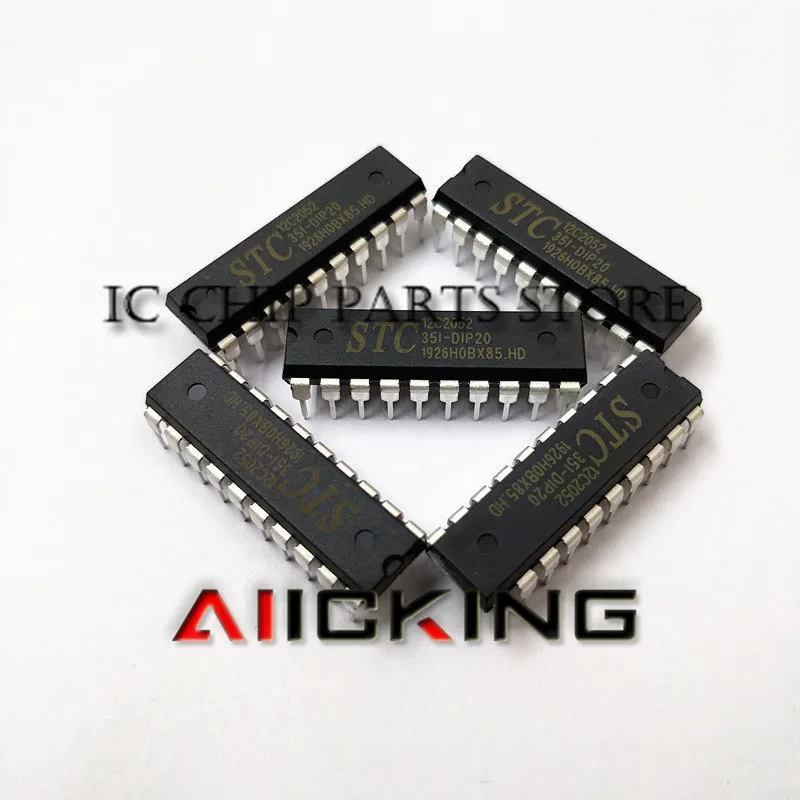 バッチあたりSTC12C2052-35I-DIP20,pdip20,stc12c2052,新品,在庫あり,100%