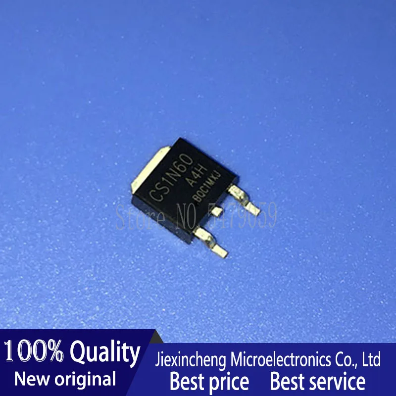50 sztuk CS1N60A4H CS1N60 TO252 1A 60V n-kanałowy MOSFET nowy oryginalny