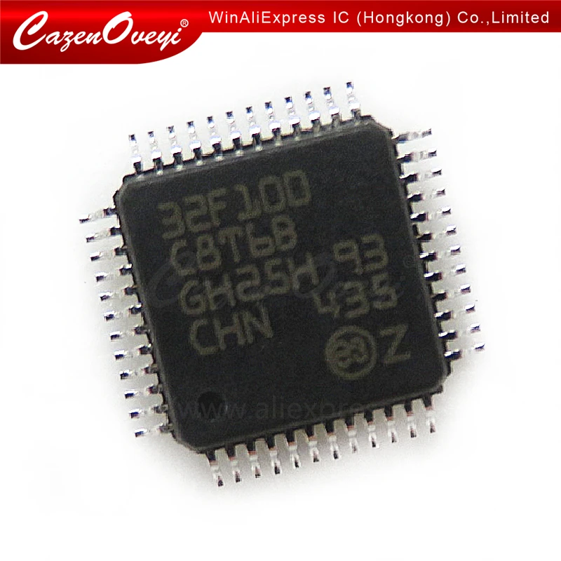

10 шт./партия, STM32F103C8T6 STM32F100C8T6 STM32F100C8T6B STM32F100