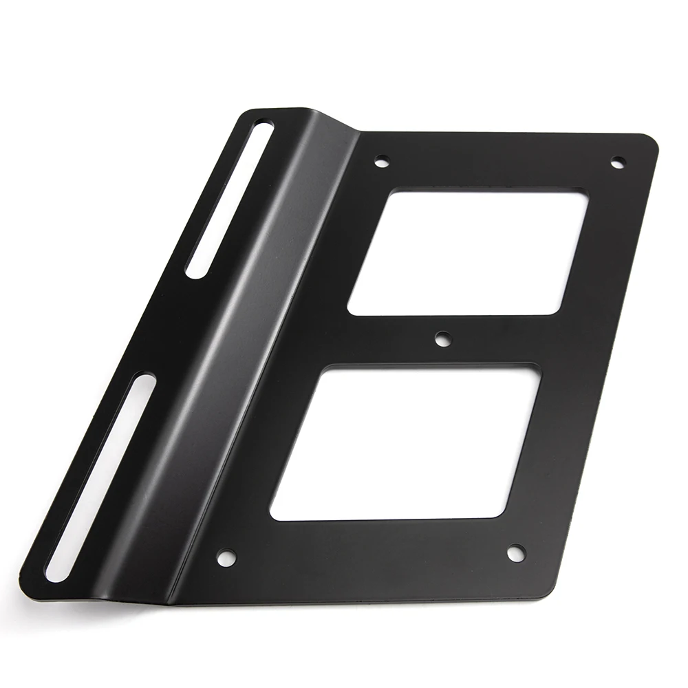 Universal Motorcycle 9.5cm-24cm Heavy Metal Adjustable Saddle Bag Support Bar Mount Bracket For Honda Kawasaki Yamaha