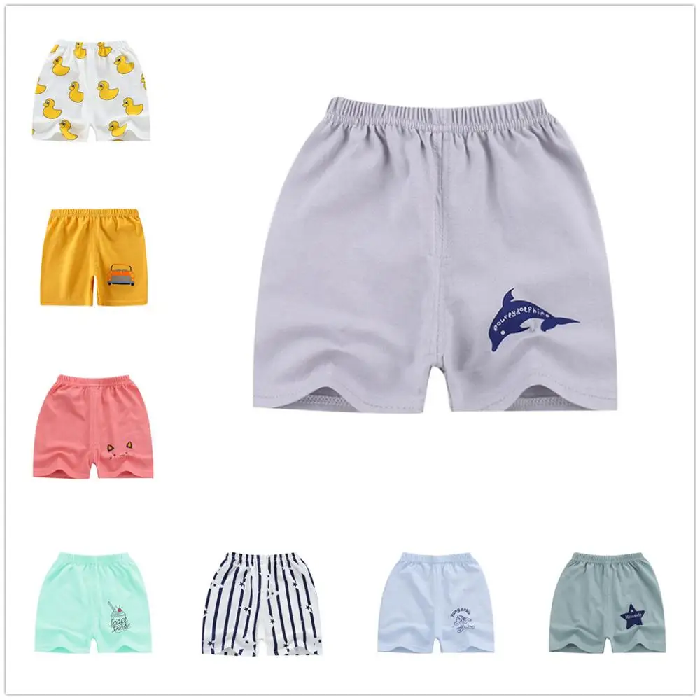 Baby Boy Girls Shorts summer clothes for boys stripe animal pattern Children PP Cotton Short Newborn Toddler Shorts beach