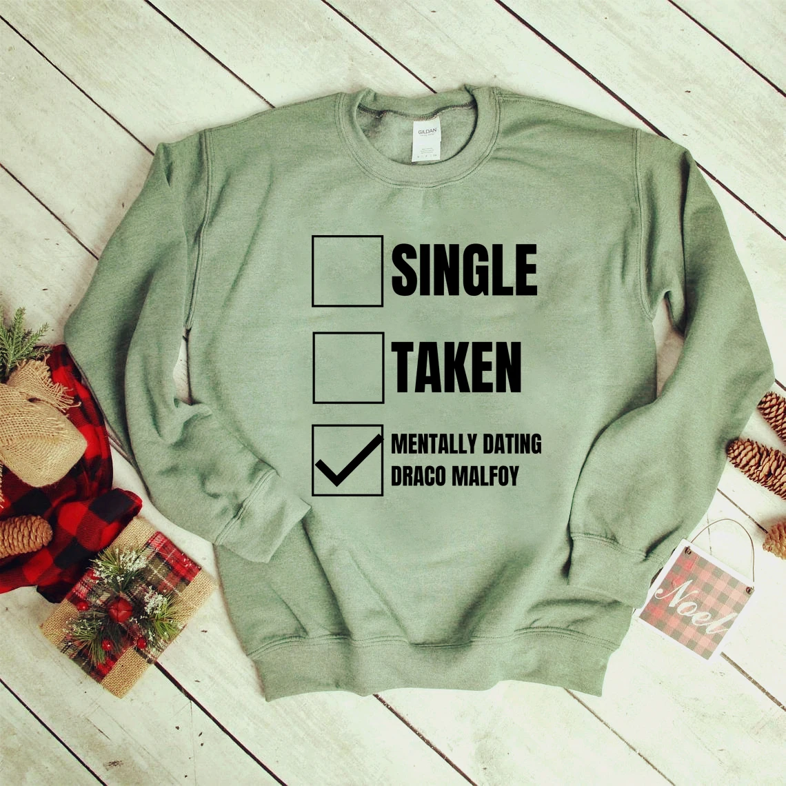 Cool Draco Malfoy Sweatshirt Mentally Dating Draco Malfoy Funny Sayings Sweatshirts Slytherin HP Potter Hoodies