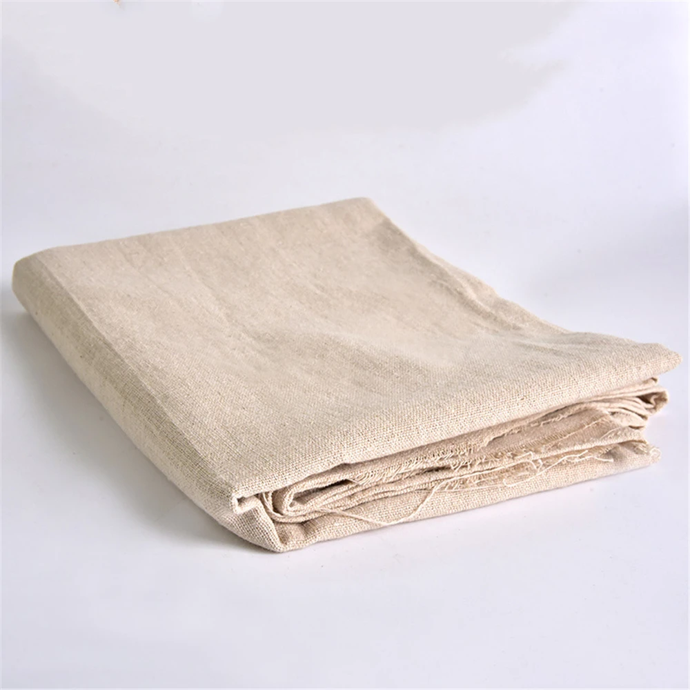 Pottery special linen  hessian cotton linen tablecloth pottery clay printing texture clay sculpture tool