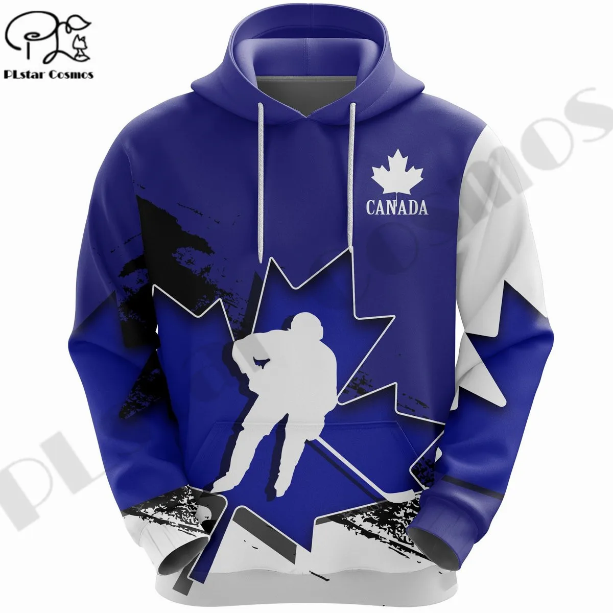 PLstar Cosmos 3Dprinted Newest Canada Hockey Maple Leaf Art Harajuku Streetwear Unique Unisex Funny Hoodies/Sweatshirt/Zip A-1