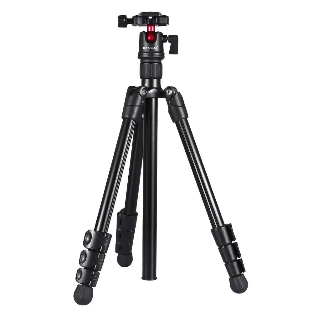 

PULUZ Photography Tripod holder 4-Section Folding Legs Tripod Monopod Mount with 360' Ball Head For DSLR & Digital Cameras