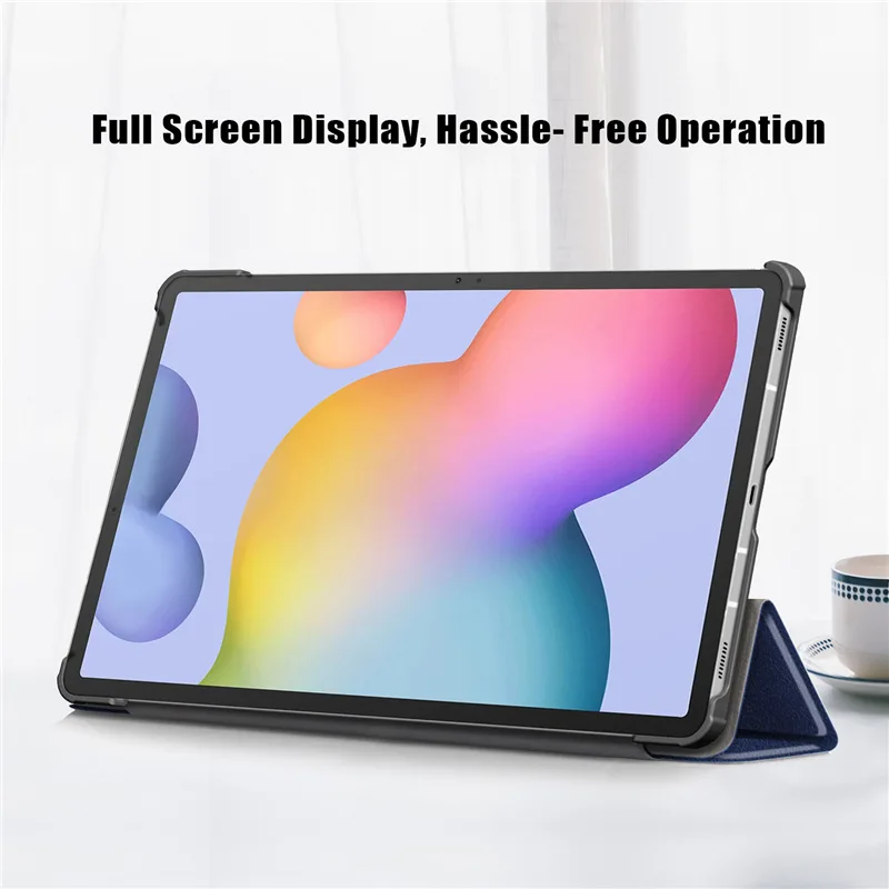 For Samsung Galaxy Tab S7 / S8 11 inch T870 T875 2020 SM-T870 SM-T875 Tablet Case Custer Fold Stand Bracket Flip Leather Cover