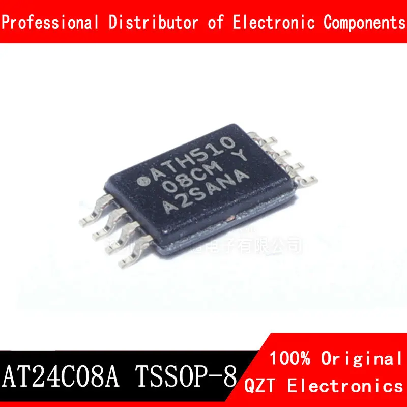 

10 шт. AT24C08 TSSOP8 AT24C08A 24C08 TSSOP-8 SMD новый и оригинальный IC Чипсет