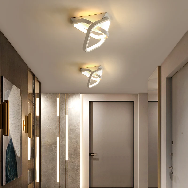 

Modern Indoor LED Corridor Lamp Chandelier Living Room Lustres Bedroom Dining Room Fixture Hallway Light Minimalist Kitchen Lamp