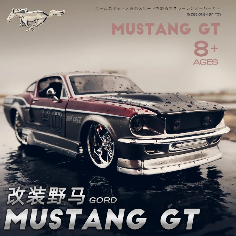 

Модель автомобиля Maisto 1:24 1967 Ford Mustang GT из модифицированного сплава, коллекционная Подарочная игрушка