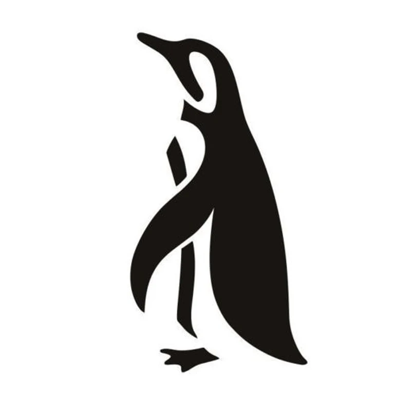 Penguin Animal Vinyl Die Cut Car Decal Sticker Window Bumper laptop decal Wall Decor - 3 Sizes & 20 Colours Available