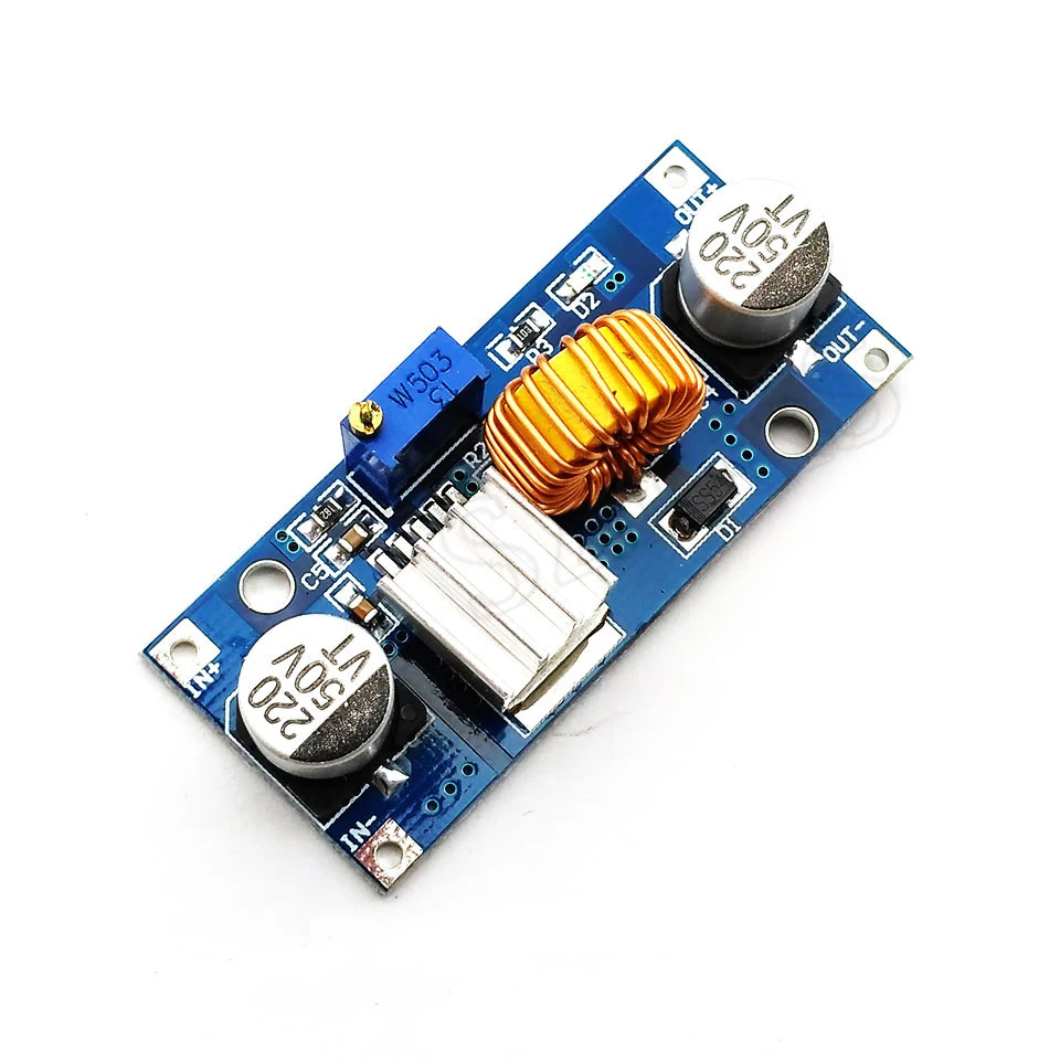 5A DC-DC Step Down Adjustable Power Supply Module Lithium Charger XL4015 4~38V 96% 5A DC adjustable step-down module