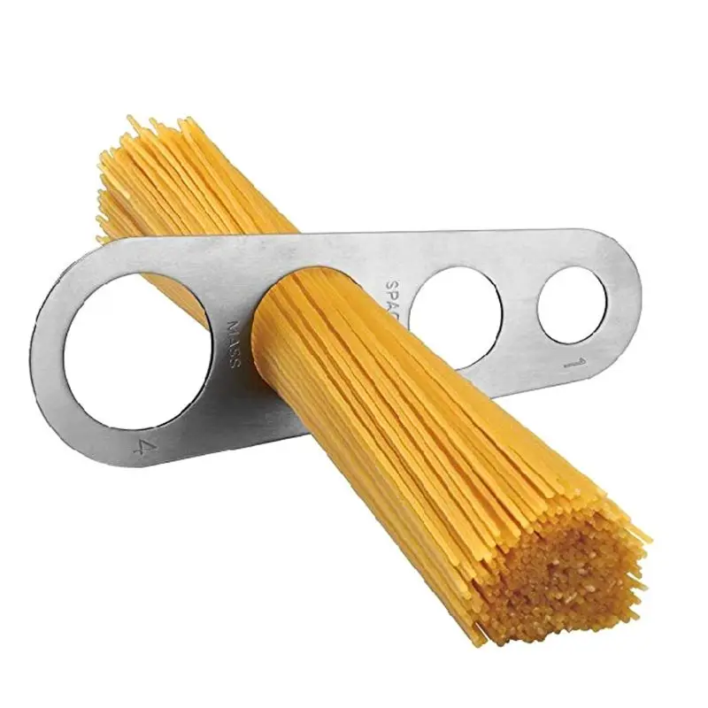 Stainless Steel Spaghetti Measurer Tool Pasta Portion Control Gadgets 4 Portions