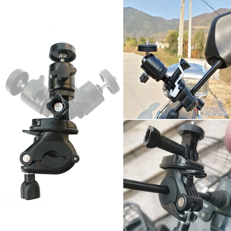 TUYU Insta360 ONE X ONE R Invisible Selfie aluminum alloy motorcycle Bike Handlebar Holder Mount for Insta 360 camera accessory