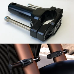 Suporte de montagem para motocicleta amortecedor modificado farol suporte spotlight extensão pólo quadro suporte extensão
