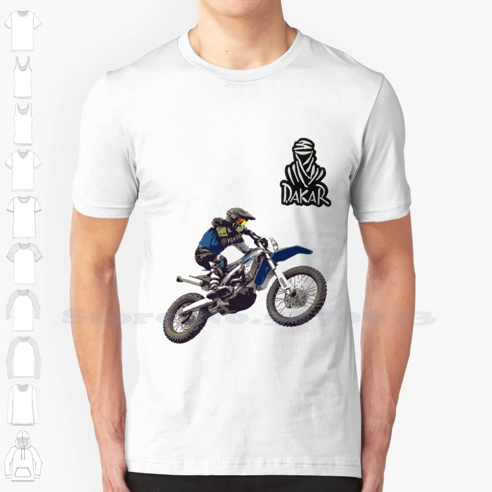 Rally Paris 100% Cotton T-Shirt Car Motorbike Off Road Speed Brave Desert Logo Race Racing Baja Trending Chlotes Rally Paris