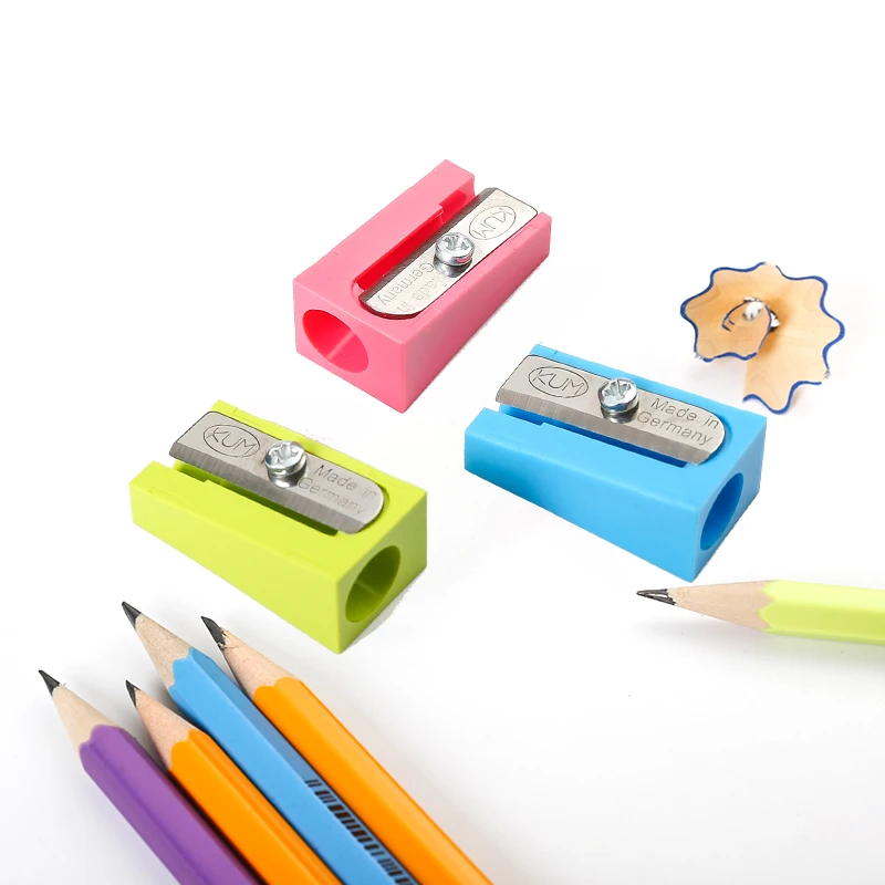 German kum100-k High Hardness Sharp Blade φ 8mm Brand New PS Plastic Single Hole Pencil Sharpener