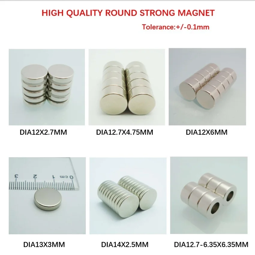 

Magnetic Round Strong Magnets Industrial Neodymium Magnet Magnetics Circle Rare Earth Iman Magnetics Round Magnetic Materials