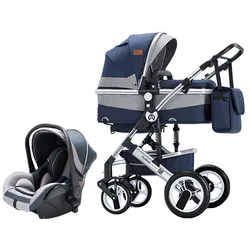 Cochecito de bebé 3 en 1 con asiento de coche, sistema de viaje, cochecito de bebé con asiento de coche para recién nacido, asiento de coche cómodo de 0 a 36 meses