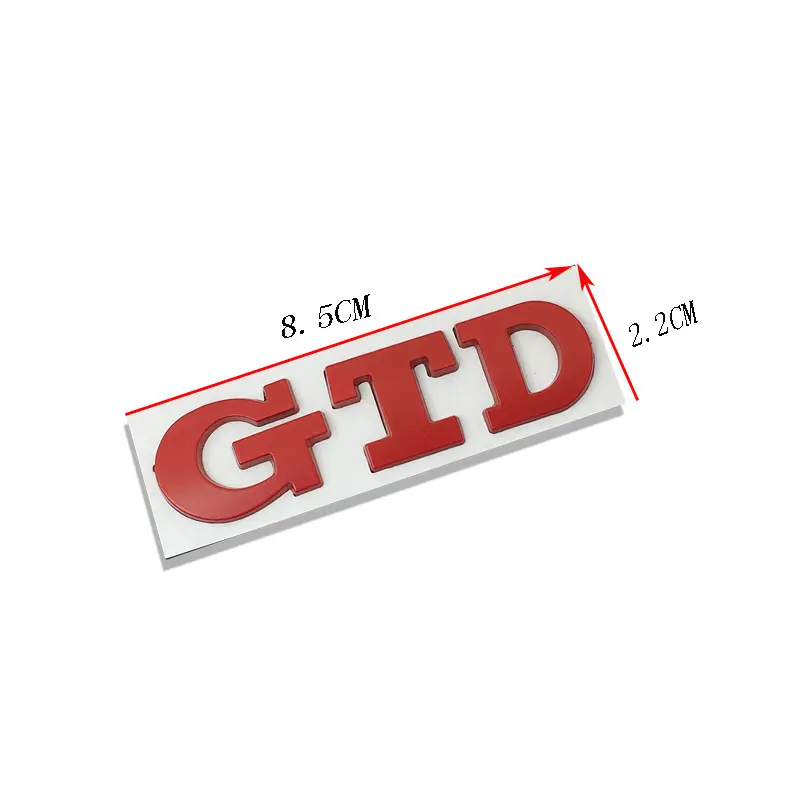 3D Metal Sticker GTD Front Grille Emblem Rear Trunk Stickers For GTD Golf 2 4 5 6 7 R MK2 MK3 MK4 Car Accessories