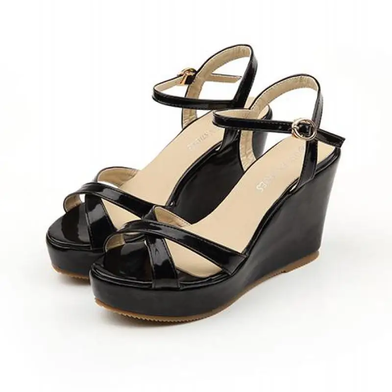 Summer New Wedges Heel Sandals Women High Heel Platform Ladies Shoes Large Size 42 Small Size 30 31 32 33