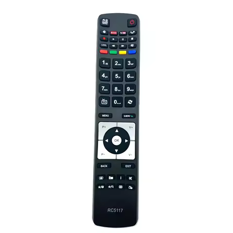RC5117 Remote Control for Hitachi TV Telefunken Bush Sharp Finlux JVC, RC5118 for 28HYT45U 32HYT46U 42HYT42U 48HBT62U 50HYT62U