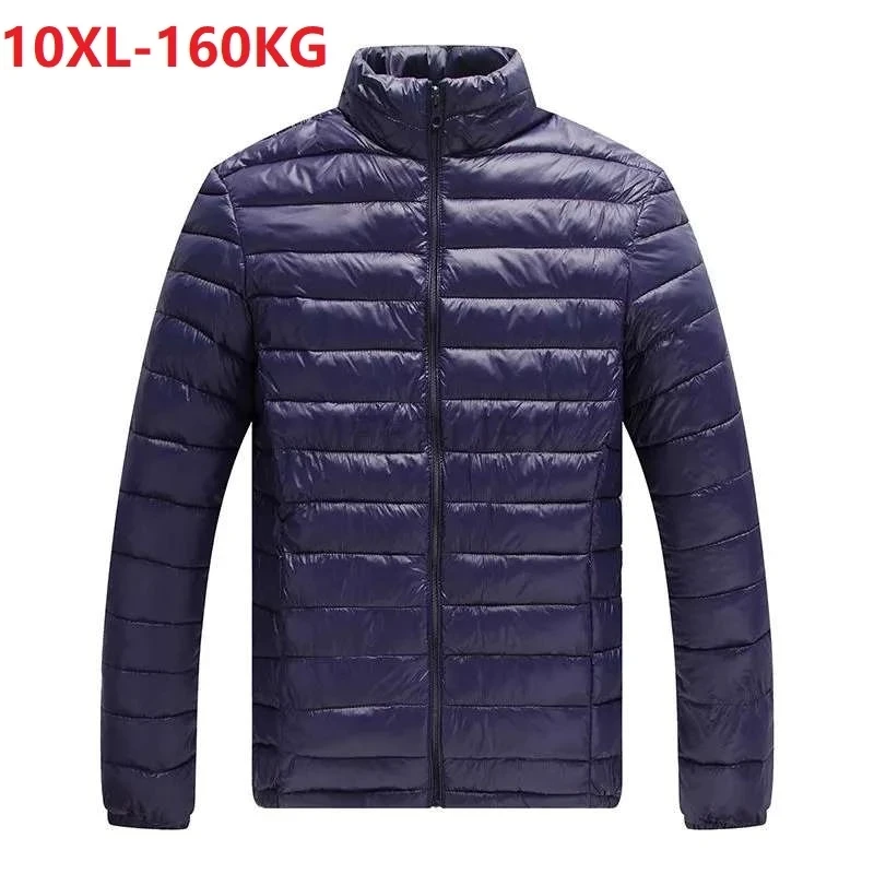 

high quality spring winter Men husband Parkas Warm Large Size 8XL 10XL Sportwear Casual Down Parkas warm thick loose Jacket 54