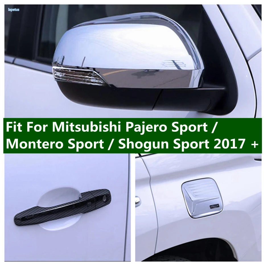 

Side Rearview Mirror / Oil Fuel Tank Gas Cap Cover Trim For Mitsubishi Pajero Sport / Montero Sport / Shogun Sport 2017 - 2021