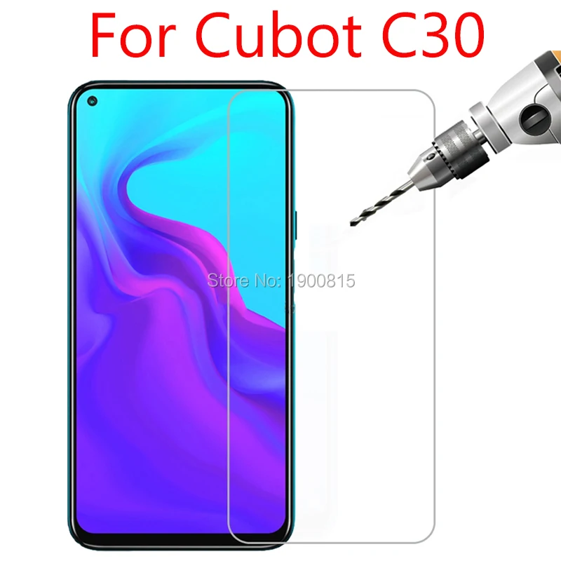 Safety Tempered Glass for Cubot C30 GLASS Protective Film on for Cubot C30 6.4