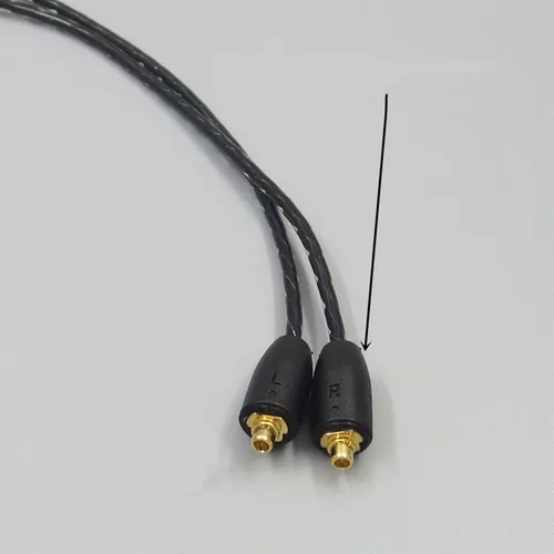 Imagen 2 del producto Cable para Shure SE215 SE425 SE535 SE846 UE900 Cable de auriculares reemplazo MMCX Jack piezas de reparación de Audio