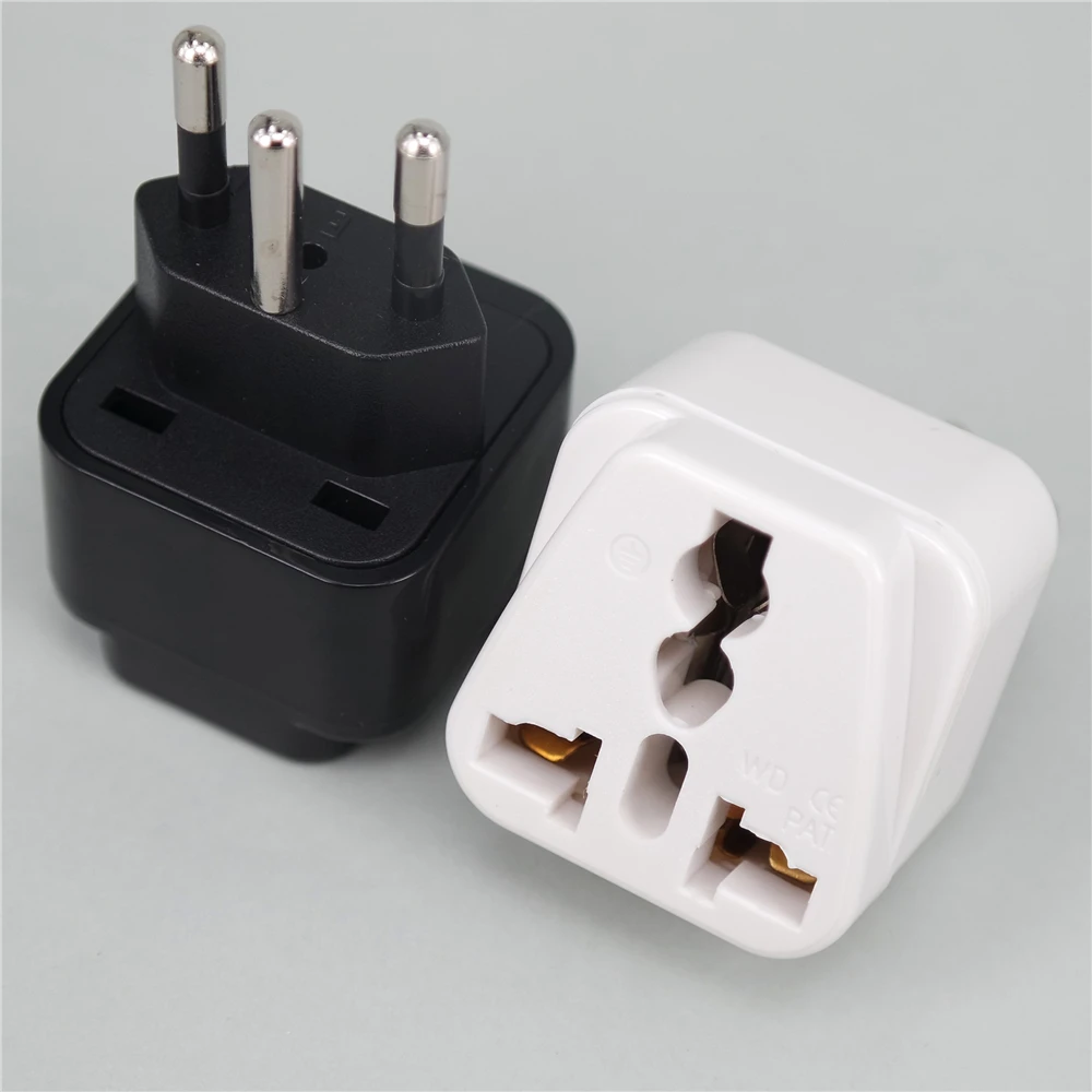 Universal UK/US/EU/AU To Switzerland Swiss Travel Adapter Plug Outlet Converter Type Brazilian AC Power Plug 3 Pin J/N Plug Type