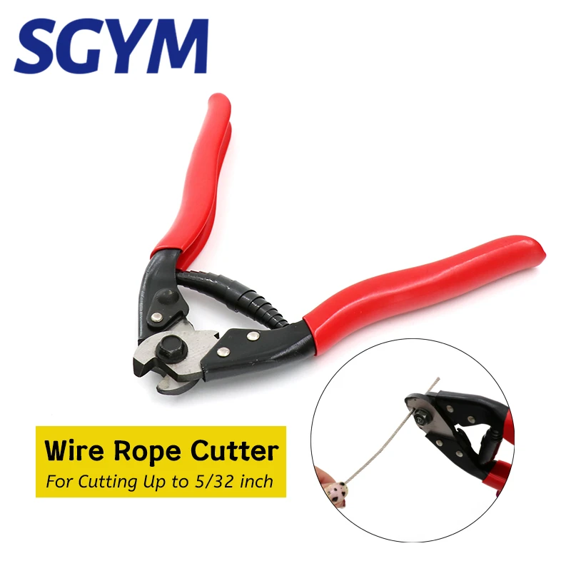 

Stainless Steel Wire Rope Cutter Aircraft Bicycle Cable Cutter for Deck Railing Up to 5/32 cutting plier