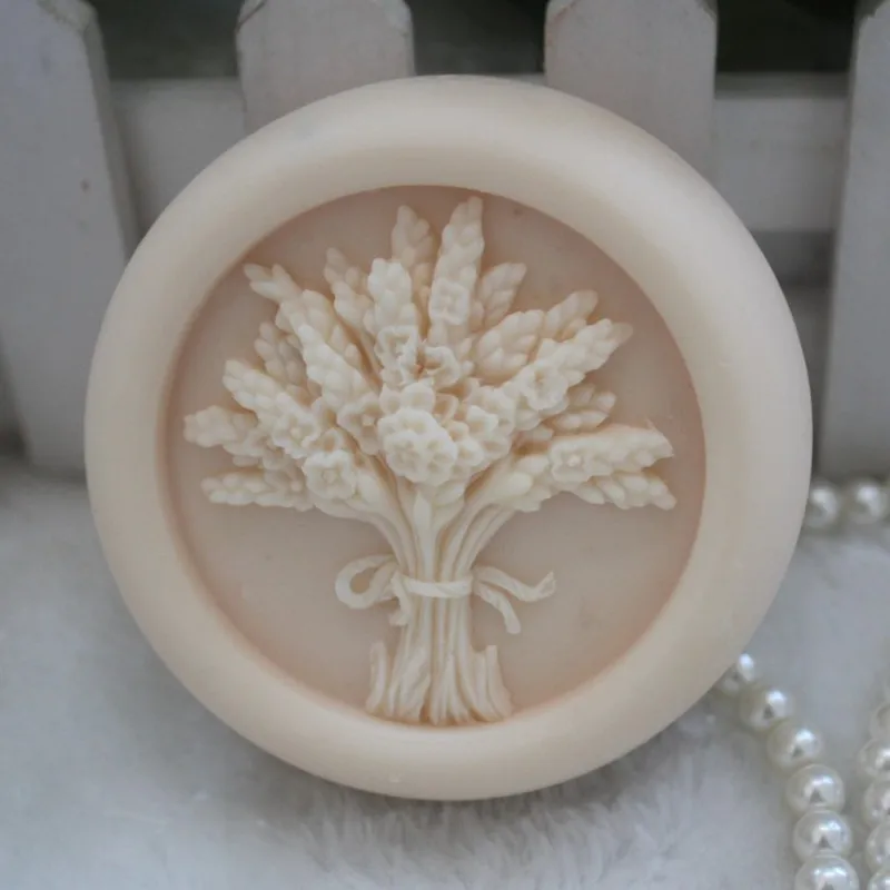 Bouquet Design Homemade Bar Soap Mold Scented Candle Wax Melt Molds Gypsum Decorating Resin Craft Silicone Mold Cake Baking Tool