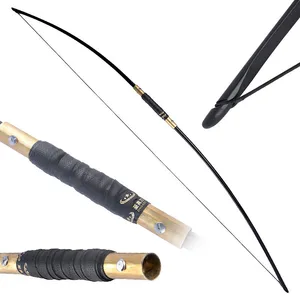 القوس الطويل المنفصل التقليدي ، قوس الصيد ، رياضة الرماية ، مادة الايبوكسي العالمية ، اليد اليمنى واليسرى ، 20-70 رطلا ، 64 أعلى 6 مبيعات القوس والسهم 70 رطل - No6