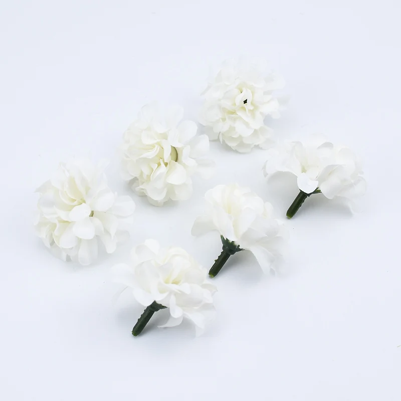 20 Stück Dekorative Blumen Hochzeit Heimdekoration Zubehör Weihnachtskranz Günstige Seiden-Pfingstrosen-Staubgefäße Künstliche Blumen – Detail 8